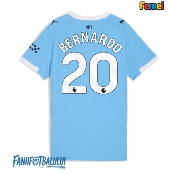 Manchester City Bernardo Silva #20 Tricou Fotbal Replică 2025-26 Femei Acasa